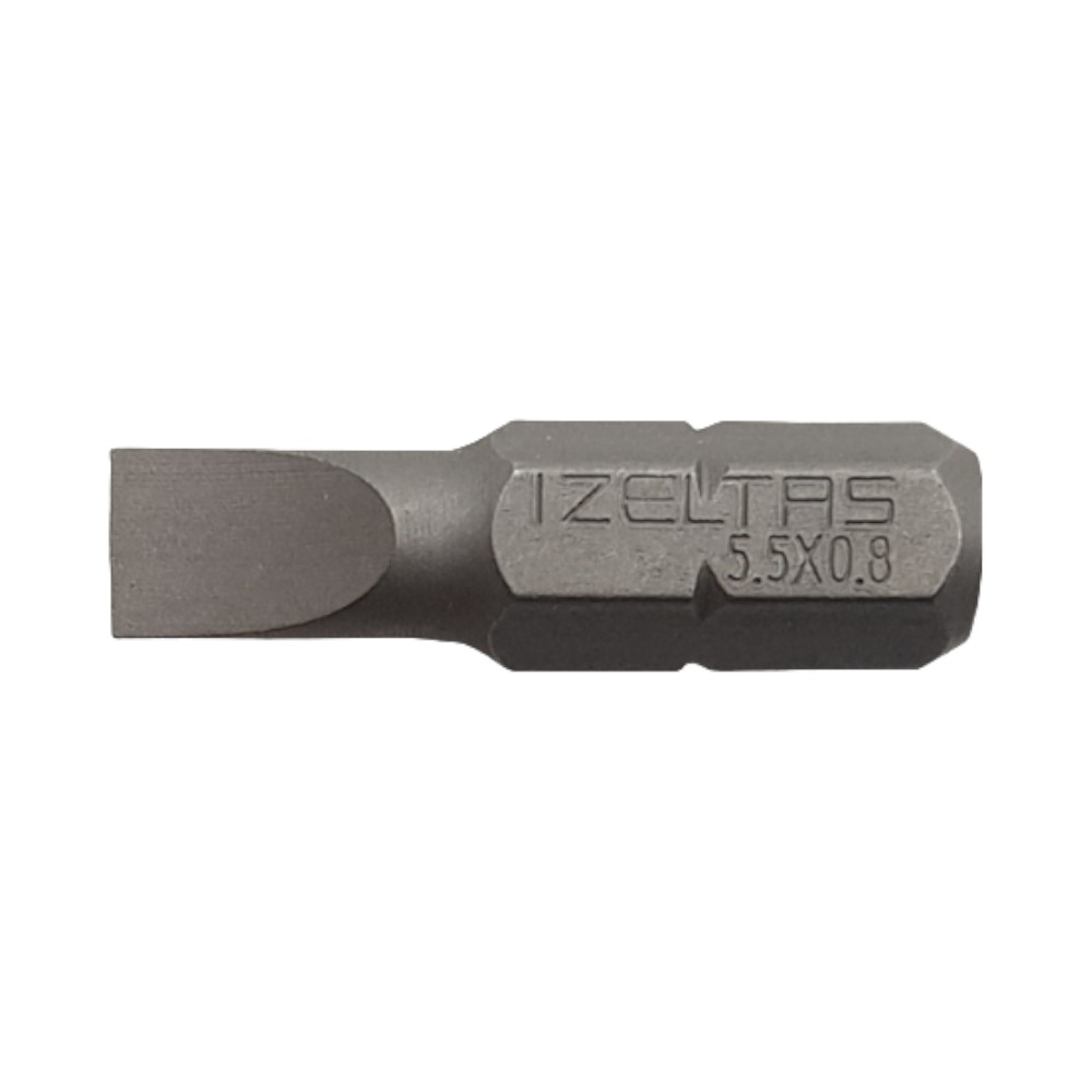 İzeltaş Düz Bits Uç 0.8X5.5 (25 Mm) İzeltaş Düz Bits Uç 0.8X5.5 (25 Mm)
