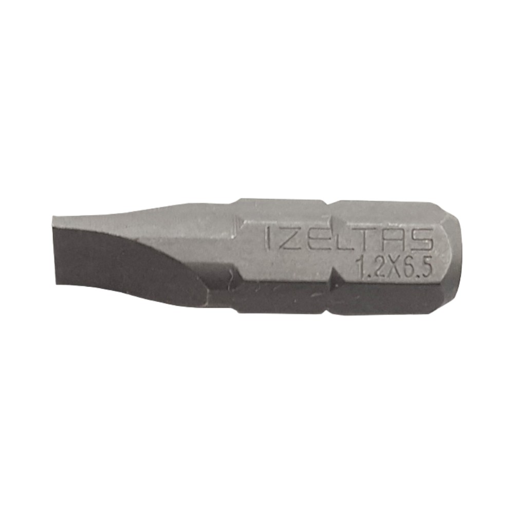 İzeltaş Düz Bits Uç 1.2X6.5 (25 Mm) İzeltaş Düz Bits Uç 1.2X6.5 (25 Mm)