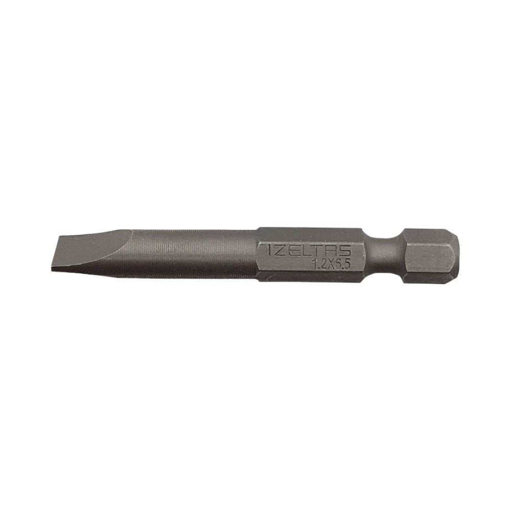 İzeltaş Düz Bits Uç 1.2X6.5 (50Mm) İzeltaş Düz Bits Uç 1.2X6.5 (50Mm)