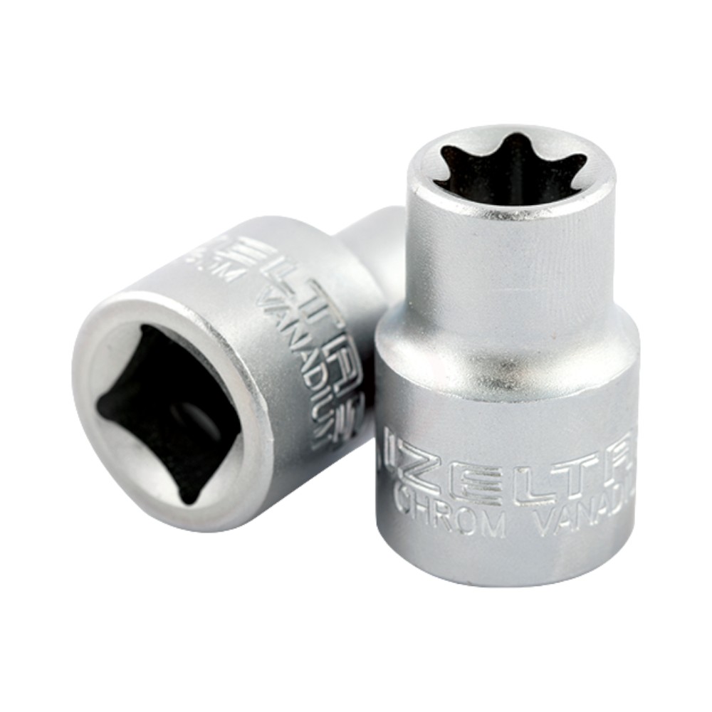 İzeltaş 1/2 Star (Torx) Lokma Anahtar E-18 İzeltaş 1/2 Star (Torx) Lokma Anahtar E-18