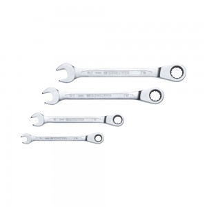 İzeltaş Ratchet Combination Wrench Set 4 Pieces