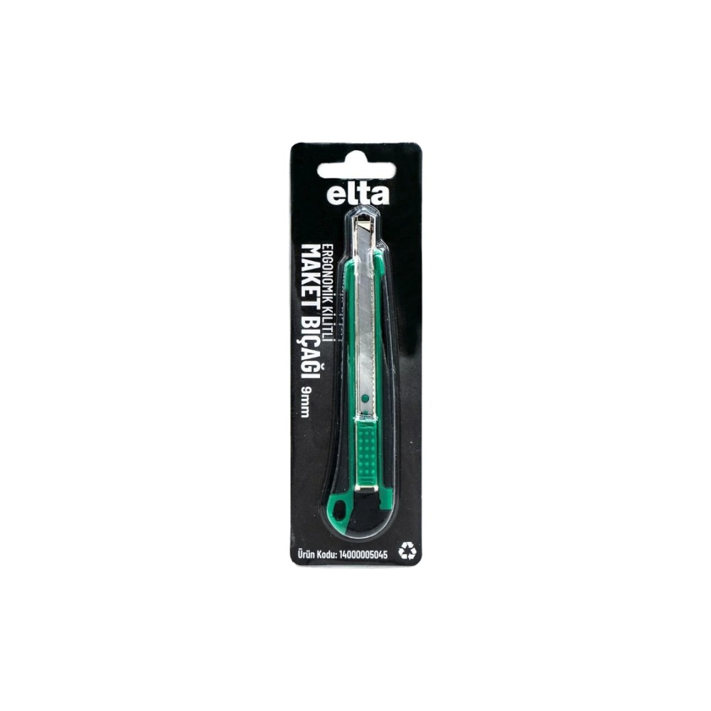 İzeltaş Elta Ergonomic Locking Utility Knife 9mm İzeltaş Elta Ergonomic Locking Utility Knife 9mm