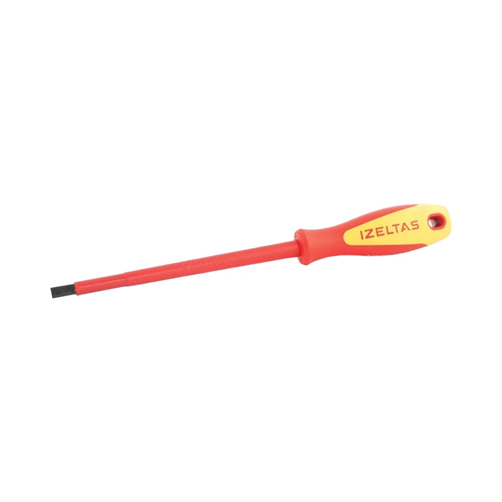 İzeltaş 1000V Insulated Electrician Flat Head Screwdriver 4X100