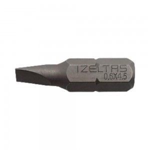 İzeltaş Flat Bit 0.6X4.5 (25 Mm)