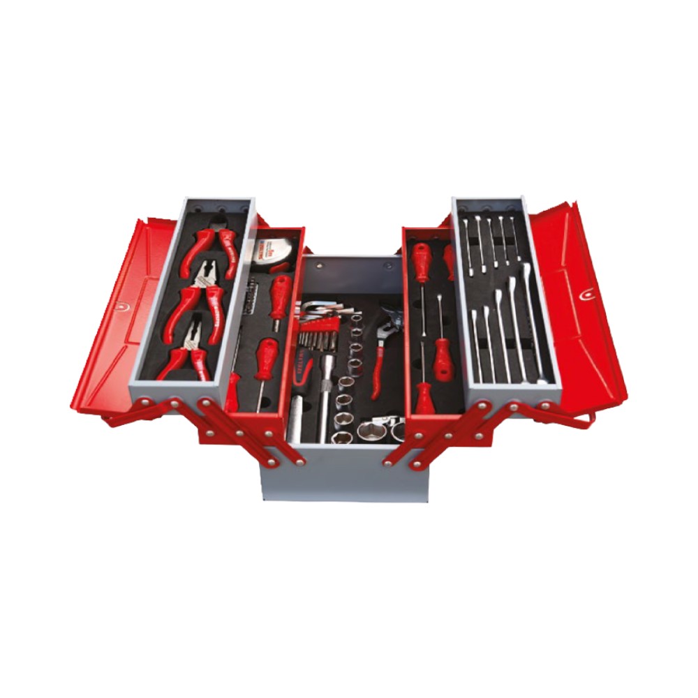İzeltaş Mechanic Tool Box 5 Compartments 62 Pieces İzeltaş Mechanic Tool Box 5 Compartments 62 Pieces