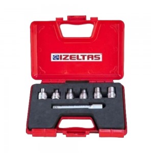 İzeltaş 1/2'' Star (Torx) Lokma Anahtar Takımı 7 Parça