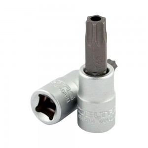 İzeltaş 1/4 '' Socket Star Hole Torx Bit Tr20