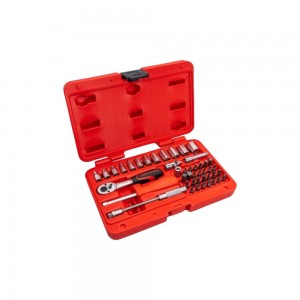 İzeltaş 1/4&Quot; Altı Köşe Lokma Anahtar Ve Bits Set 45 Parça