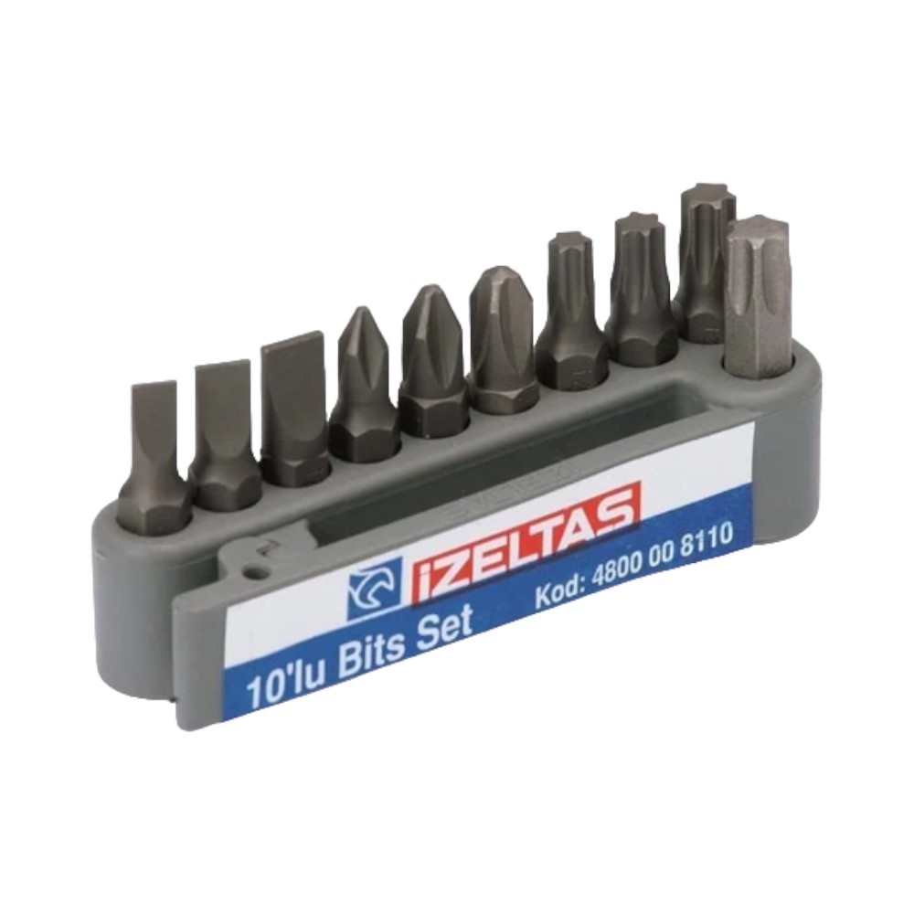 İzeltaş 10Lu Bits Set ( 25 Mm )