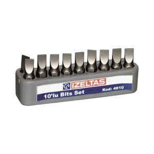İzeltaş Flat Bit Set 1.2X6.5 (25 Mm)