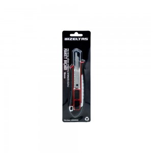 İzeltaş Pro Metal Gövde Maket Bıçağı Emniyetli Otomatik Kilitli 18Mm