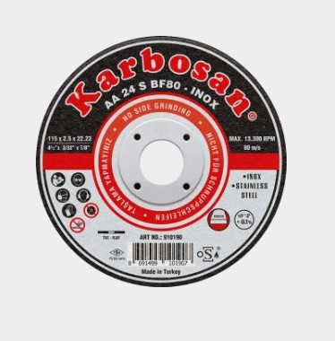 PASLANMAZ ÇELİK (INOX) KESME DİSKLERİ