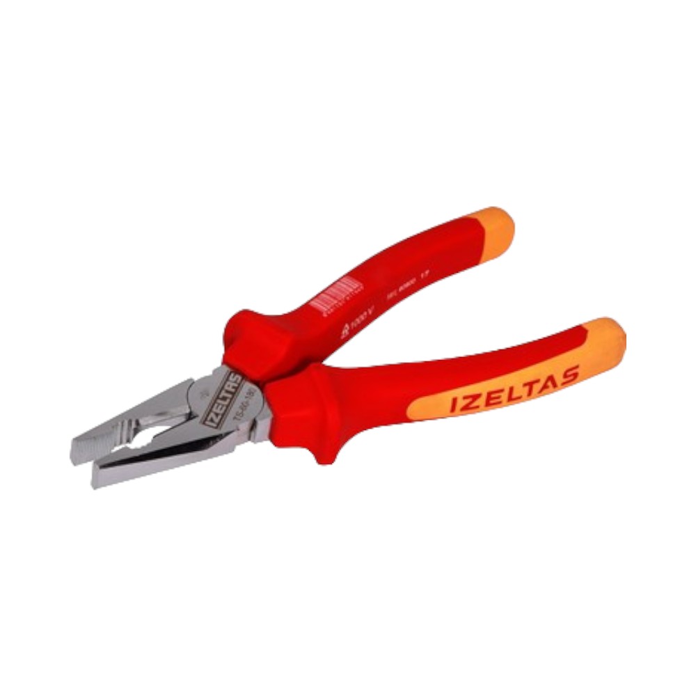 İZELTAŞ 1000V İZOLELİ ELEKTRİKÇİ KOMBİNE PENSE 160 MM